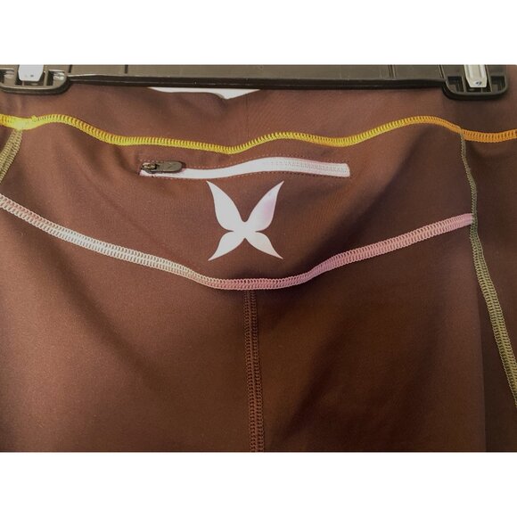 Kari Traa LOUISE Tights Womens MED Ankle Zip Pocket  Running Workout 27” - Picture 4 of 10